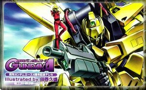 ★イラスト　田巻久雄　月刊ガンダムエース　4周年記念　サンライズ★テレカ５０度数未使用mp_81