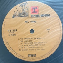 NEIL YOUNG　【ニール・ヤング】Pー8121R　LP　国内盤　1971年_画像2