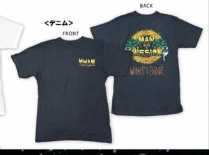 MAN WITH A MISSION マンウィズ　ツアー　Tシャツ　Wreath デニム　Lサイズ