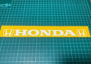 残1)ヘルメットバイザーステッカー(HONDA・24/濃黄)