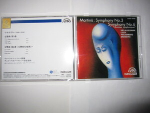 マルチヌー:交響曲第3番/第6番《交響的幻想曲》 ノイマン,チェコ・フィルハーモニー管弦楽団 SUPRAPHON