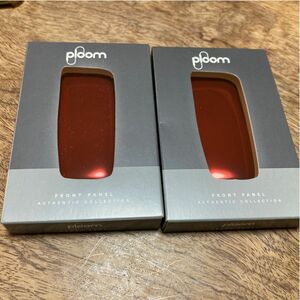 Ploom X フロントパネル ラヴァレッド　２個