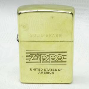 T74 Zippo SOLID BRASS ブラス ゴールド アメリカ　オイルライター.