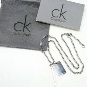 T78 CK Calvin Klein カルバンクライン SILVER925 ステンレス ネックレス 