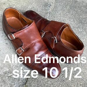 Allen Edmondsアレンエドモンズ28.5cm革靴レザーシューズドレスモンクストラップSt.johns