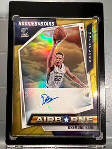 超絶レア金10枚限定 Gold Prizm Auto 21 Panini Airborne Desmond Bane デズモンド・ベイン NBA グリズリーズ 直筆 サイン バスケ 大活躍