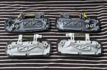 希少 トヨタ 純正 アリスト JZS161 JZS160 ドアノブ パールホワイト フロント リア セット １台車分 アウトサイド ハンドル TOYOTA_画像2