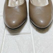 RIZ リズ　パンプス　23.5cm　ベージュ　シューズ　靴　ヒール　ミュール　レディース　1円_画像3
