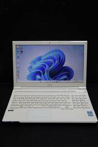 E0793 Y L【FUJITSU LIFEBOOK AH47/K FMVA47KWC】 Windows11/HDD: 750GB /メモリ 4GBx2/ Intel Core 2.20GHz