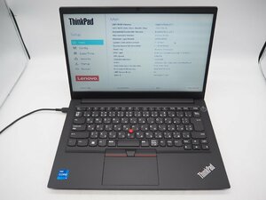 【Y5577】【Z4881】★Lenovo☆ThinkPad E14■Core i7-1165G7 2.80GHz/メモリ16GB/