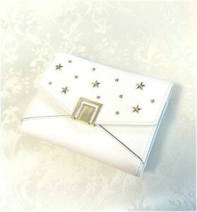 SAMANTHAVEGAsa man sa Vega *BOX wallet *2. folding purse *gama. type * Gold Star attaching * eggshell white * unused 