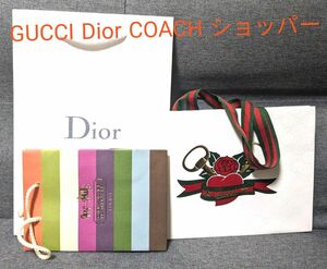 GUCCI　Dior　COACH　ショッパー　紙袋　まとめ売り