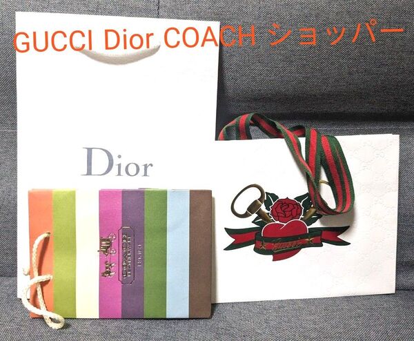 GUCCI Dior COACH ショッパー 紙袋 まとめ売り