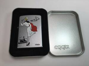 【パケ無料】希少レア 極美品 zippo ウィンディ 1940s 看板娘 Windy バルガガール 08年製 FIRSTLADY 空軍 海軍 ジッポ コスチューム[l1114]