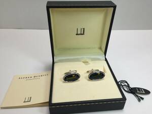 [ pack pra free ] rare rare ultimate beautiful goods dunhill Dunhill airplane green cuffs cuff links box written guarantee have [e1002]