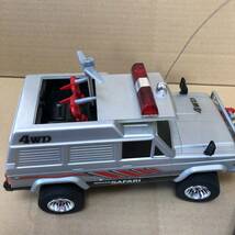 ヨネザワ 西部警察 NISSAN SAFARI サファリ 4WD 1/16 ラジコン動作します_画像2