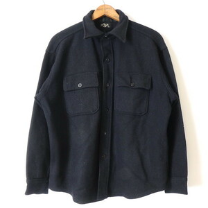 CPO■60S us.navy メルトン CPO シャツ ダークネイビー/L Chief Petty Officer