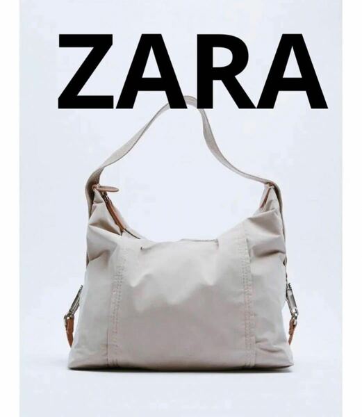 ZARA ザラ　ハンドバッグ　ファブリックトートバッグ　新品未使用