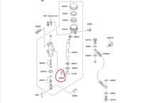 カワサキ　リアマスターシリンダー　Oリング 92055-1251 ゼファー　バリオス他　送料込み！_画像2