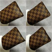 【良好】　LOUIS VUITTON　ルイヴィトン　正規品　ダミエ　ポルトモネ ジップ　ジッピー　ウォレット　ラウンドファスナー長財布　N61728_画像3