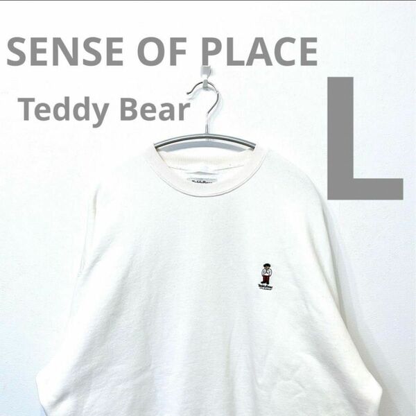 URBAN RESEARCH SENSE OF PLACE テディベア美品 長袖　古着　アーバンリサーチ