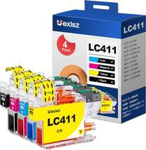 ロット番号区別不用 LC411 ブラザー インク 4色セット 大容量 brother インク lc411 インクカートリッジ LC_画像1