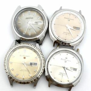 1円 まとめ SEIKO セイコー 自動巻 動作品 フェイスのみ4個セット メンズ KN111648（GG 92）