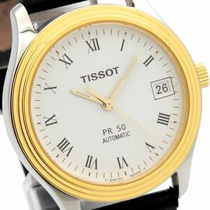 ★本体良品 1円 TISSOT ティソ PR50 自動巻 動作品 裏スケ KN1238T（HH63）