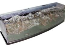 山岳模型　後立山連峰　横長タイプ(340mm)　爺ヶ岳から白馬岳　立体地図 背景CG画像付_画像3