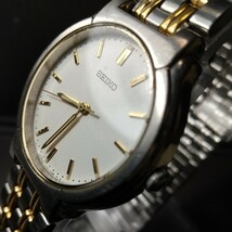 SEIKO QURAZ セイコー クォーツ メンズ腕時計 純正ブレス 稼働品 148 qz-15_画像2