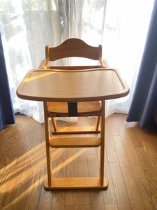 超大人気定番商品！！ 木製 ベビーチェア KATOJI ハイチェア テーブル付き カトージ 椅子
