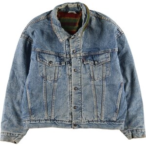 古着 90年代 リーバイス Levi's デニムジャケット Gジャン USA製 メンズL ヴィンテージ /eaa396113