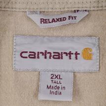 古着 カーハート Carhartt 半袖 ボタンダウン ワークシャツ メンズXXL /eaa265429 【SS2312】_画像3