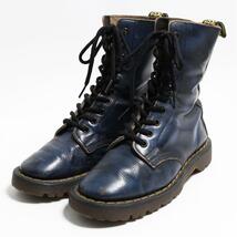 古着 ドクターマーチン Dr.Martens ホワイト社製 10ホールブーツ 英国製 レディース22.5cm /saa009092 【LP2311】_画像1