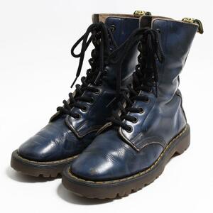 古着 ドクターマーチン Dr.Martens ホワイト社製 10ホールブーツ 英国製 レディース22.5cm /saa009092 【LP2311】