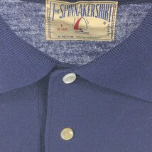 古着 THE SPINNAKER SHIRT 長袖ニットポロシャツ メンズL /eaa365408_画像4