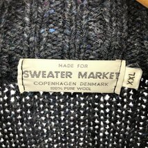 古着 SWEATER MARKET 総柄 ハーフジップセーター メンズXXL /eaa365241_画像3