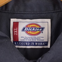 古着 ビッグサイズ ディッキーズ Dickies 半袖 ワークシャツ メンズXXXL /eaa331121 【LP2311】_画像3