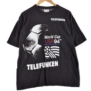 古着 90年代 NEW AMERICAN STYLE FIFA WORLD CUP 1994 スポーツプリントTシャツ メンズL ヴィンテージ /eaa251786 【LP2311】