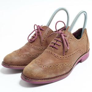 古着 コールハーン COLEHAAN ウイングチップシューズ 5.5B レディース22.5cm /saa008139 【LP2311】