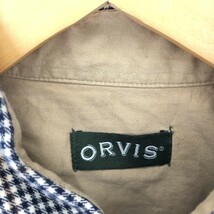 古着 ORVIS 長袖 ボタンダウン ライトネルチェックシャツ メンズL /eaa398180_画像3