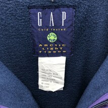 古着 90年代 ギャップ GAP COLD TESTED ARCTIC LIGHT FLEECE リバーシブル アノラックジャケット メンズXL ヴィンテージ /eaa397303_画像5