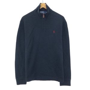 古着 ラルフローレン Ralph Lauren POLO by Ralph Lauren コットンニットハーフジップセーター メンズM /eaa398115