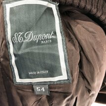 古着 S.T. Dupont フェイクスエード 中綿ジャケット イタリア製 メンズXL /eaa395454_画像3