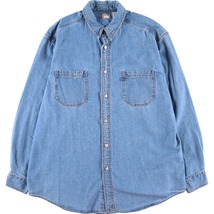 古着 リーバイス Levi's RED TAB 長袖 デニムシャツ メンズL /eaa398829_画像1