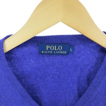 古着 ラルフローレン Ralph Lauren POLO RALPH LAUREN メリノウールニットセーター メンズL /eaa405108_画像3