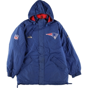 古着 90年代 PRO LINE By APEX ONE NFL NEW ENGLAND PATRIOTS ニューイングランドペイトリオッツ 中綿パーカー メンズL /evb003675