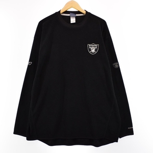 古着 NFL NFL RAIDERS レイダース フリーススウェットシャツ トレーナー メンズXL /eaa379435