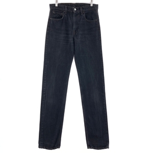 古着 90年代 リーバイス Levi's 505 REGULAR FIT STRAIGHT LEG ブラックデニム テーパードデニムパンツ USA製 メンズw31 /eaa380265