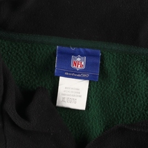 古着 マジェスティック majestic NFL NEW YORK JETS ニューヨーク ジェッツ フリースプルオーバー メンズXL /eaa407802_画像3